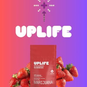 Uplife Strawberry Gummies 100mg